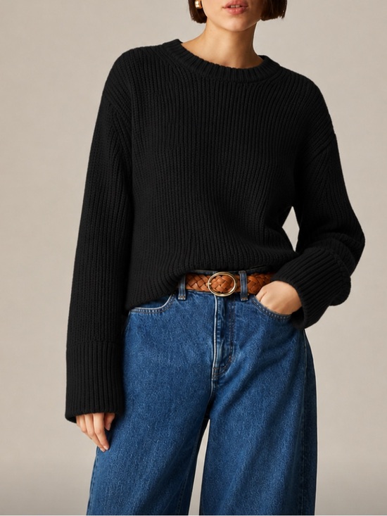 J. Crew Sweaters - J. Crew Cotton Fisherman Crewneck Sweater